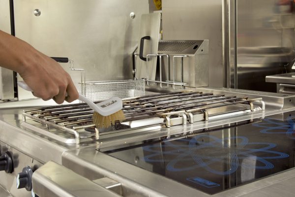 Szczotka z uchwytem prostokątna - odporna na wysokie temperatury - obrazek 5