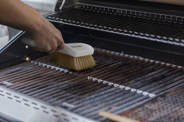 Szczotka z krótkim uchwytem - odporna na wysokie temperatury - obrazek 2